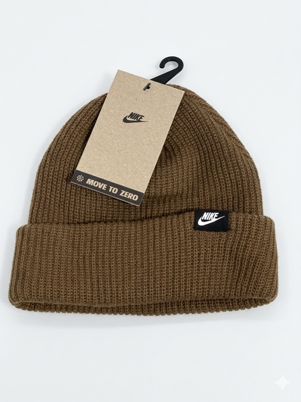 Nike Terra Futura365 Short Cuff Beanie Hat NWT Brown